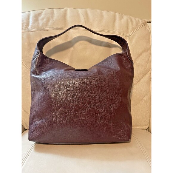 Dooney & Bourke Logo Lock Shoulder Bag with Matching Kisslock Wallet Purple - Picture 4 of 16